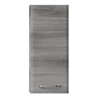 Badkamerset Quickset 328 II (3-delig) inclusief verlichting - wit/grafietkleurige structuurlook