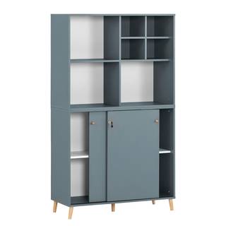 Aktenschrank Serie 500 Graublau