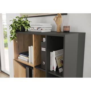 Büroset Fintona III (3-teilig) Eiche Navarra Dekor / Graphit