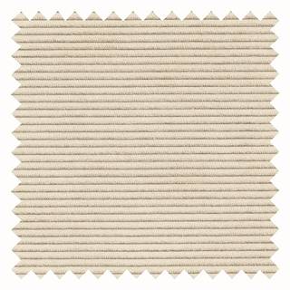 Divano panoramico HUDSON Velluto a coste Snor: beige - Longchair preimpostata a sinistra / penisola a destra