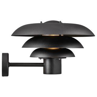 Wandlamp Kurnos I staal - 1 lichtbron - zwart - Zwart