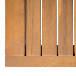 Set mobili da esterno Estela II (4) Poliestere / Legno massello di acacia - Grigio / Marrone