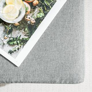 Loungeset Molou (5 delig) geweven stof/acaciahout - grijs/bruin