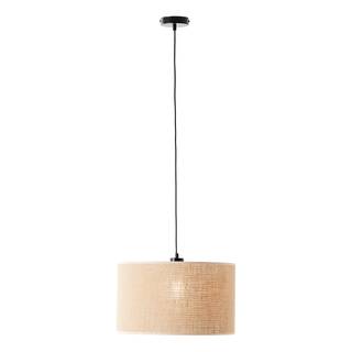 Hanglamp Aniela I linnen / ijzer - 1 lichtbron