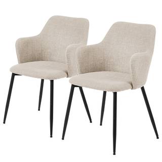 Armleunstoel Rootsi I set van 2 Beige