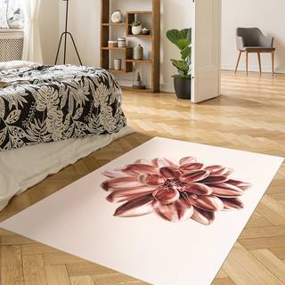 Tappeto Dalia metallica Vinile / Poliestere - 100 x 150 cm