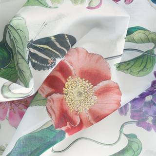 Schlaufenschal Blossom Baumwolle - Multicolor - 130 x 250 cm