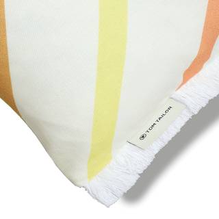 Federa per cuscino Fringed Diagonal Multicolore - Tessile - 30 x 50 x 1 cm