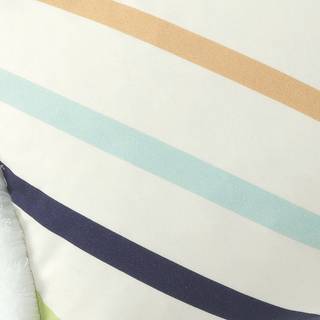 Federa per cuscino Fringed Diagonal Multicolore - Tessile - 30 x 50 x 1 cm