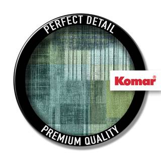 Fotomurale Patchy Plaid Tessuto non tessuto - Verde / Blu - 200 x 250 cm