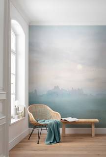 Fotomurale Hazy Hush Tessuto non tessuto - Multicolore - 200 x 250 cm