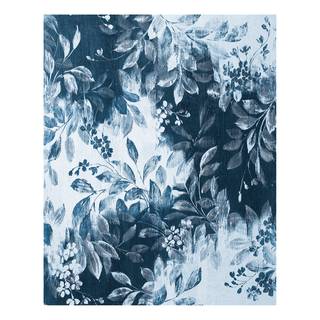 Fotomurale Idyllic Indigo Tessuto non tessuto - Blu / Bianco - 200 x 250 cm