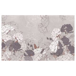 Fotomurale Beautiful Bijoux Tessuto non tessuto -  Bianco / Marrone / Grigio - 400 x 250 cm