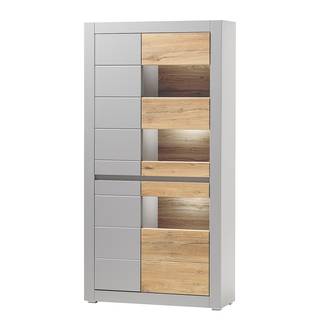 Ensemble meubles TV Hillbrook C - 4 él. Gris mat / Imitation chêne