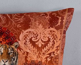 Copripiumino e federa Anakin Raso di cotone - 140 x 240 cm - Terracotta - 140 x 240 cm