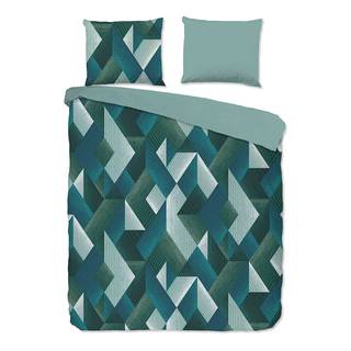 Copripiumino e federa Novan Cotone - 240 x 240 cm - Verde - 240 x 240 cm