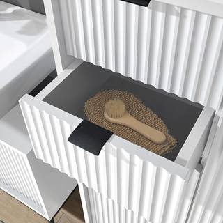 Midischrank Juvara Matt Weiß