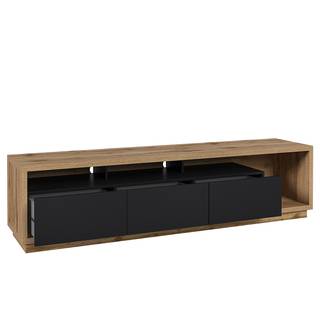 Wooncombinatie Voel 4-delig Hoogglans zwart