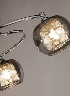 Lampada da soffitto Merrien Acciaio - Argento