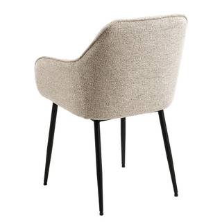 Armleunstoel Magrin set van 2 Bouclé Stof Moena: Beige