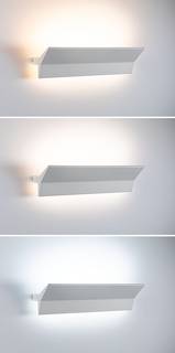 LED-wandlamp Stine type B metaal   wit - 1 lichtbron - Wit