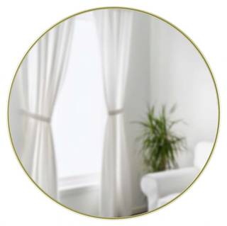 Miroir rond avec finition métallique Hub Métal - 61 x 3 x 61 cm