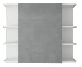 Spiegelschrank Weiß 80x64x21 cm Weiß - Holzwerkstoff - 21 x 64 x 80 cm