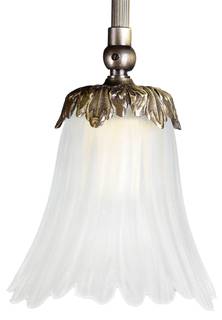 Stehleuchte DALILA Weiß - Metall - Glas - 24 x 142 x 36 cm