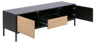 TV Tisch Sea Eiche Dekor Braun - Holz teilmassiv - 140 x 45 x 40 cm