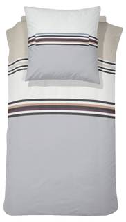 Damai Bettbezug Baumwolle - 135x200cm - Grau - Textil - 27 x 4 x 37 cm