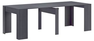 Konsolentisch bis 237cm farbe Grau Graphit - Grau