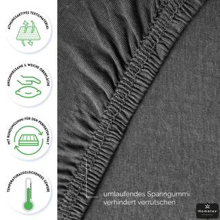 Boxspringbett Spannbettlaken 180-200x220 Boxspringbett Spannbettlaken 180-200x220 Nougatbraun - Kastanienbraun
