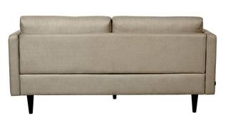 Canapé 2 places en tissu taupe Gris - Textile - 179 x 83 x 90 cm