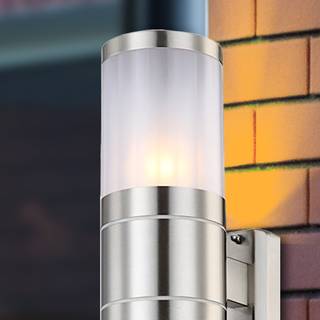Buitenlamp Xeloo I kunststof/roestvrij staal - Aantal lichtbronnen: 2