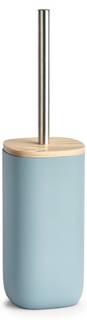 WC-Bürstenhalter + WC-Bürste, blau Blau - Keramik - 10 x 38 x 10 cm
