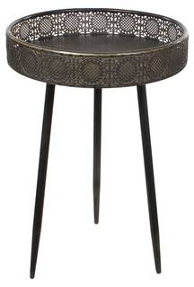 Beistelltisch Lagune Bronze - Schwarz