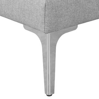 Divano angolare in tessuto Agueda I Tessuto - Grigio - Longchair preimpostata a sinistra