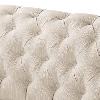 Ecksofa Pintano Beige - Ottomane davorstehend rechts