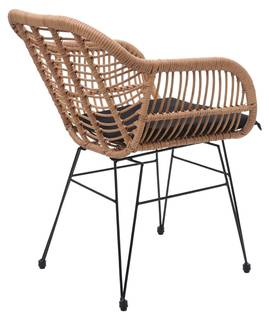 Poly-Rattan Garnitur HWC-G17 (3-teilig) Braun