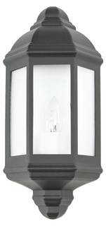 Wandlampe Außen LIVORNO Glas - Metall - 17 x 36 x 9 cm