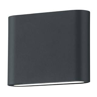 LED-Wandleuchte Thames II Aluminium - 2-flammig - Anthrazit