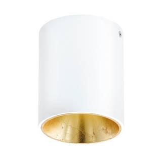 LED-Deckenleuchte Polasso V Aluminium / Kunststoff - 1-flammig - Weiß / Gold