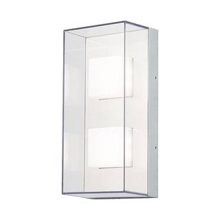 Applique murale et plafonnier San Remo LED - Aluminium / Verre 8 ampoules