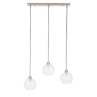 Hanglamp Elven glas/ijzer - 3 lichtbronnen