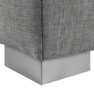 Divano letto Latina Basic Tessuto - Tessuto Doran: grigio - Larghezza: 173 cm