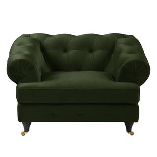 Chesterfield Sessel Thory Antikgrün
