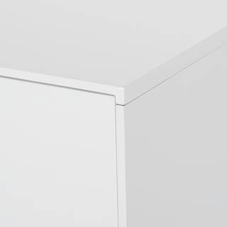 Sideboard LINDHOLM - Breite 160 cm Eiche teilmassiv - Weiß - Weiß