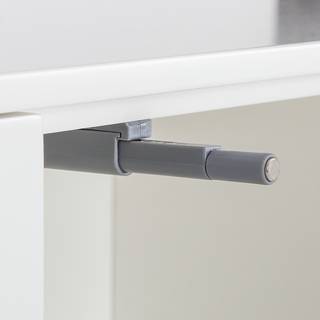 Sideboard LINDHOLM - Breite 160 cm Eiche teilmassiv - Weiß - Weiß