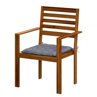 Zitkussens Garden Basic (4-delige set) geweven stof - Grijs