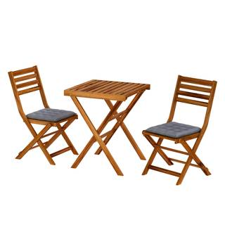 Zitkussens Garden Basic (4-delige set) geweven stof - Grijs